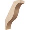 Ekena Millwork 5-inch W x 16-inch D x 22-inch H Funston Rough Cedar Woodgrain TimberThane Knee Brace, Primed BRCUR05X16X22FSTRCPR - alternate 1